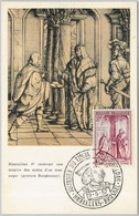 57068 - BELGIUM - POSTAL HISTORY: MAXIMUM CARD 1957 - ROYALTY  History - 1951-1960