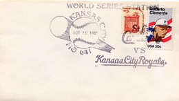 USA -  FDC 1985 - KANSAS CITY ROYALS  BASEBALL  -  WORLD SERIE - 1981-1990