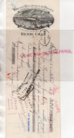 59- ARMENTIERES-BELLE TRAITE HENRI CHAS-TISSAGE MECANIQUE DE TOILES-BLANCHISSERIE-FOURNISSEUR GUERRE MARINE-1899 - Kleidung & Textil
