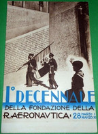 Cartolina I° Decennale Della Fondazione Della R. Aeronautica. - Cod.2832-140 M+s+d+e - Aviation