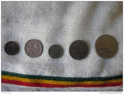 Haile Selassie 1923 EE = 1930/31 (5 Coins) AUNC - Etiopía