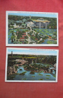Lot Of 2 Cards  Japanese Tea Garden  & Sunken Garden.  Texas > San Antonio    Ref  5319 - San Antonio