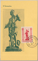 57012  - BELGIUM - POSTAL HISTORY: MAXIMUM CARD 1944 - ART Architecture - 1934-1951