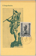 57010 - BELGIUM - POSTAL HISTORY: MAXIMUM CARD 1944 - ART Architecture - 1934-1951