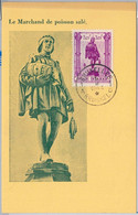 57009 - BELGIUM - POSTAL HISTORY: MAXIMUM CARD 1944 - ART Architecture - 1934-1951