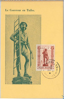 57008  - BELGIUM - POSTAL HISTORY: MAXIMUM CARD 1944 - ART Architecture - 1934-1951