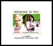 Mali 1456 Feuillet Imperforé Alexander Fleming , Antibiotique , Pennicilline - Pharmacy