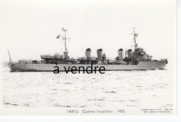 TARTU  -1-, Contre-Torpilleur, 1935 - Guerra