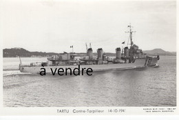 TARTU  -X 51-, Contre-Torpilleur, 14-10-1941 - Guerra