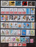 France Année Complete 1992 48 Timbres **TB Cote 79€ Faciale 23,57€ - 1990-1999