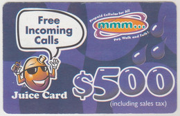 ZIMBABWE - Mango Juice Card 500, Z$500, Exp.date  01/12/2002, Used - Zimbabwe