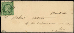 Let EMISSION DE 1849 - 2    15c. Vert, Voisin à Gauche, Obl. ETOILE S. LAC Du 30/3/52, TTB. C - 1849-1876: Klassieke Periode