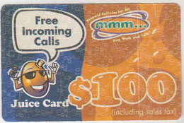 ZIMBABWE - Mango Juice Card 100, Z$100, Exp.date  18/11/2001, Used - Zimbabwe