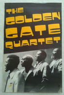 AFFICHE ORIGINALE GROUPE USA THE GOLDEN GATE QUARTET CHANTEUR GOSPEL JAZZ 1960's - Posters