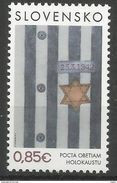 Slovaquie 2017 YT 713 **  Hommage Aux Victimes De L'holocauste - Unused Stamps