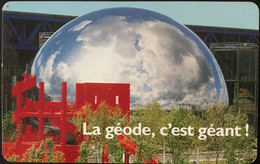 FRANCE  -  Cinécartes  -  Magnétique  -  Cité Des Sciences - La Géode  -  SPEOS - Bioscoopkaarten