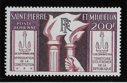 St Pierre Et Miquelon Poste Aérienne N°26 - Neuf ** Sans Charnière - TB - Nuevos