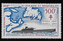 St Pierre Et Miquelon Poste Aérienne N°28 - Neuf ** Sans Charnière - TB - Ongebruikt