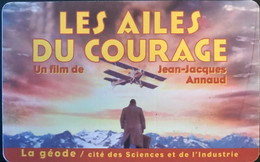 FRANCE  -  Cinécartes  -  Magnétique  -  Cité Des Sciences - La Géode  -  Les Ailes - Movie Cards