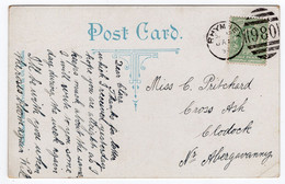 DUPLEX 680 - Rhymney - On PC Of Flowers On A Gold Background - Poststempel