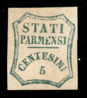 Antichi Stati Italiani - Parma - 1859 - 5 Cent (12) - Nuovo Senza Gomma - Cert. AG (1750) - Altri & Non Classificati