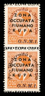 Occupazioni II Guerra Mondiale - Zona Fiumano Kupa - 1942 - O.N.M.I. - Soprastampa Rossa + Soprastampa Bruna - 50 Para ( - Sonstige & Ohne Zuordnung