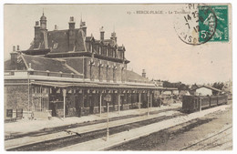 62 - BERCK-PLAGE - Le Tortillard (en Gare) - 1912 - Berck