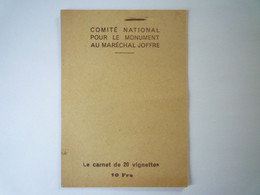 2021 - 4089  Comité National Pour Le Monument Au Maréchal FOCH  (20 Vignettes)   XXX - Non Classés