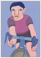 Cpm 1741/482 ERGON - Homme à Bicyclette  - Vélo - Cyclisme - Bicycle - Cycle - Illustrateurs - Illustrateur - Ergon