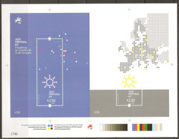 PORTUGAL - Portuguese Presidency Of The Council Of The European Union - Printed Color Proof Of The Souvenir Sheet - Probe- Und Nachdrucke