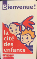 FRANCE  -  Cinécartes  -  Magnétique  -  Cité Des Sciences - La Géode - Bienvenue, Cité Des Enfants - Kinokarten