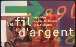 FRANCE  -  Cinécartes  -  Magnétique  -  Cité Des Sciences - La Géode - Fil D'Argent - Bioscoopkaarten