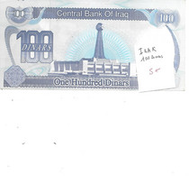 IRAK BILLET 100 DINARS - Iraq
