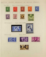 1948-1961 COMPLETE SUPERB MINT COLLECTION On Pages, All Different, Includes 1948 Set, 1948 Wedding Set NHM, 1950-55 Set  - Bahrein (...-1965)
