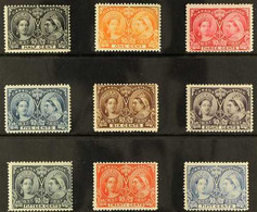 1897 NEVER HINGED MINT "JUBILEES" A Lovely Fresh All Different Group Of Diamond Jubilee Values With ½c (Uni 50), 1c (Uni - Altri & Non Classificati