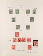 1903-12 KING EDWARD VII USED COLLECTION Includes At Least Two Complete Sets Of The 1903-12 Definitives With Many Additio - Altri & Non Classificati