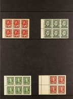 1912-1935 KGV BOOKLET PANES Very Fine Mint Selection Comprising 1912 2c (SG 201a), 1933 1c (SG 319a), 1935 1c (SG 341a,  - Altri & Non Classificati