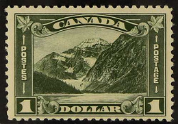 1930-31 $1 Olive-green "Mount Edith Cavell", SG 303 Or Unitrade 177, Fine Never Hinged Mint. For More Images, Please Vis - Altri & Non Classificati