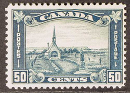 1930-31 50c Blue "Acadian Memorial Church", SG 302 Or Unitrade 176, Fine Never Hinged Mint. For More Images, Please Visi - Altri & Non Classificati