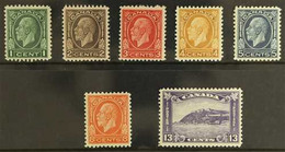 1932-33 Complete "Medallion" Definitive Set, SG 319/325, Very Fine Mint. (7 Stamps) For More Images, Please Visit Http:/ - Altri & Non Classificati
