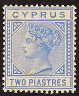 1881 2pi Blue, Watermark Crown CC, Die I, SG 13, Fine Mint. For More Images, Please Visit Http://www.sandafayre.com/item - Other & Unclassified