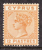 1892-94 12pi Orange-brown, Watermark Crown CA, Die II, SG 37, Fine Mint. For More Images, Please Visit Http://www.sandaf - Altri & Non Classificati