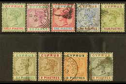 1894-96 Set To 18pi, SG 40-48, Fine Used. (9) For More Images, Please Visit Http://www.sandafayre.com/itemdetails.aspx?s - Other & Unclassified