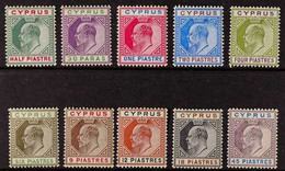 1902-04 Complete "CA" Set, SG 50/59, Very Fine Mint. (10 Stamps) For More Images, Please Visit Http://www.sandafayre.com - Altri & Non Classificati