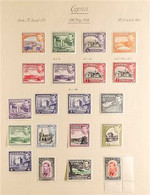 1938-51 KGVI Definitive Set Complete Plus 2pi Perf 12½ X 13½, SG 151/163, £1 Is Corner Example, Very Fine Mint On Album  - Other & Unclassified