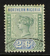 1900 2s6d Green & Ultramarine, SG 8, Fine Used With Oval Registered Cancel, Nice Colour, Scarce. For More Images, Please - Nigeria (...-1960)