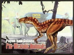 2004 IMPERF PROOF MINIATURE SHEET Prehistoric Animals 7k Miniature Sheet As SG MS1016, IMPERF PROOF From The B.D.T. Prin - Papua Nuova Guinea