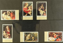 2004 ARCHIVE IMPERFORATE Christmas Religious Paintings Complete Set As SG 1081/1086, BDT Archive Imperforates, Never Hin - Isole Salomone (...-1978)