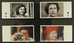 2006 ARCHIVE IMPERFORATE QEII 80th Birthday Complete Set As SG 1166/1169, BDT Archive Imperforates, Never Hinged Mint. R - Isole Salomone (...-1978)