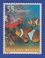 Österreich 2007 Sondermarke Haus Des Meeres Clownfische U. Korallen Mi.-Nr. 2694 - 2001-10 Nuevos & Fijasellos